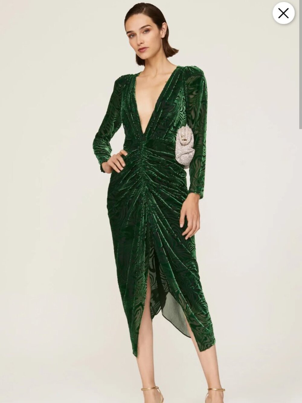 Ronny Kobo Astrid SILK Dress Size XL MSRP  $528